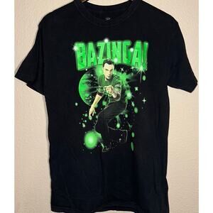 💥 BIG BANG THEORY “BAZINGA!” SHELDON COOPER TEE SiZE M